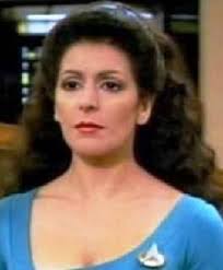 Commander Natasha Troi, Counsellor & Morale Officer USS Nimitz.....on  secondment from Star Fleet Command.