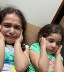 Terrorized #Palestinian children following an Israeli airstrike in Gaza  city. #Gazaunderattack #SaveGaza #Gaza