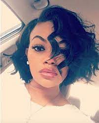Disconnected Curls Best Short Hairstyles For Black Women 2018 2019 Wavy Bob Hairstyles Hair Styles Bob Hairstyles