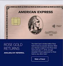 Check spelling or type a new query. The Amex Rose Gold Card Returns Jeffsetter Travel