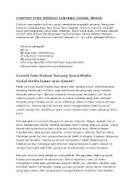 Siapa yang patut kita salahkan? Contoh Teks Diskusi Tentang Sosial Media