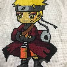 Naruto cross stitch pattern and dmc floss colour chart printable pattern, instant download naruto cross stitch pattern. Handmade Cross Stitch Naruto Shopee Malaysia