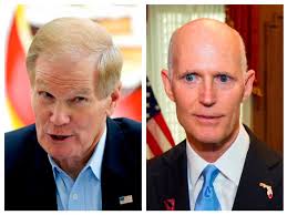Incumbent Bill Nelson, Gov. Rick Scott battle in bruising US Senate race in  Florida