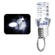 Promotional Spiral Light Bulb Keychain 2 90