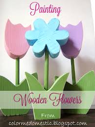 Maybe you would like to learn more about one of these? Color Me Domestic Painting Wooden Flowers How To And Tips