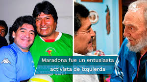Maradona Fidel Castro Y Hugo Chavez Los Amigos Del Futbolista