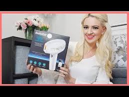 Babyliss Ipl Hair Removal System Permanent Hair Removal Using Ipl Demo Review Youtube