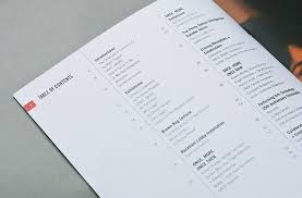 Long And Detailed Vertical Table Of Contents Type Driven Book Design Layout Catalogue Layout Page Layout Design