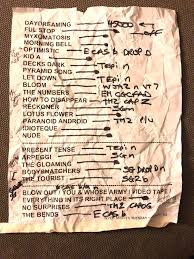 G cm x4 g g/c a heart that's full up like a landfill, am7 a job that slowly kills you, d7 g cm bruises that won't heal. I Got The Set List From Tonight S Msg Show And It S Got Chords Radiohead