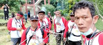 Nordic walking pose at Alpenresort Unterstutzung Walsertal