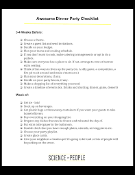 Planning a fun kids birthday party? Kostenloses Awesome Dinner Party Checklist