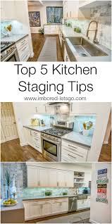 Relocate small appliances that are not used frequently. Top 5 Tips For Staging Your Kitchen To Sell