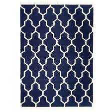 Blaue teppiche schaffen eine raumatmosphäre der besonderen. Teppich Tanger 170x230 Cm Blau Weiss