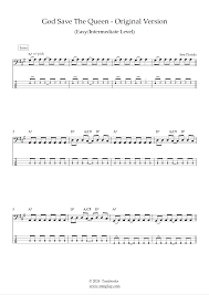 God Save the Queen - Original Version (EasyIntermediate Level)