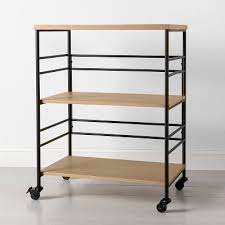 Galvanized metal shelves for storage. Hearth Hand W Magnolia Furniture Kitchen Carts Islands Target