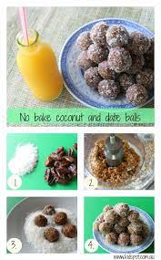 No Bake Coconut And Date Balls Recipe Healthy Snacks Recipes Raw Food Recipes Recipes