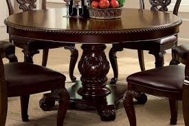 Add to favorites more colors julia round hardwood pedestal dining table. Bellagio Brown Cherry Round Pedestal Dining Room Set 1stopbedrooms