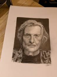 Well he was easy to draw, NOT!!😂