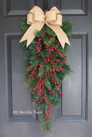 If You Want To Add Uniqueness To Your Christmas Decor Then You Should Put Some Of The Diy C Christmas Door Decorations Christmas Wreaths Diy Christmas Wreaths