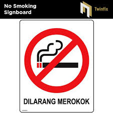 Gambar rajah bagi contoh papan tanda jarak yang sering terdapat. Dilarang Merokok Signboard 40cm X 50cm 360gsm Art Board Government Standard No Smoking Signboard Shopee Malaysia
