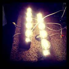 Diy Plug In Vanity Light Bought This Vanity Light In Ikea For 15 Each And Bought 4 Packs Of Clear Bulbs At Home D Plug In Vanity Lights Glam Room Diy Vanity
