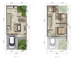 Menempatkan bilik mandi adalah alternatif mudah untuk mengatasi keterbatasan ruang di kamar mandi. Lingkar Warna Denah Rumah Minimalis Ukuran 5x11 Meter 3 Kamar Tidur 2 Lantai Tampak Depan