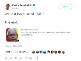 Petaling jaya • a twitter spat has erupted between former malaysian minister khairy jamaluddin and fellow umno member lokman adam, prompting a flurry of excitement on the local social media scene. Saya Akan Pecat Kamu Kerana Iq Rendah Kj Selar Kenyataan Lokman Adam The Reporter