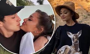 Ariana grande navigates an undefined relationship and things get confusing as they do in that situation in her new video for boyfriend, which features her tour mates, the duo social house. Ariana Grande Is Madly In Love With Down To Earth Boyfriend Dalton Gomez Daily Mail Online