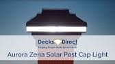 18 white 5 x 5 solar led post light deck cap fence landscape lamp pvc vinyl wood. Classy Caps Wellington Solar Post Cap Model Wg322 Youtube