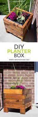 32 Diy Pallet And Wood Planter Box Ideas For Your Garden Diy Wood Planters Planter Boxes Planters
