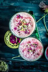 Gulkand Lassi Recipe How To Make Rose Lassi Recipe Lassi Recipes Lassi Indian Drinks