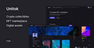 Free Download Unitok Nft Marketplace Html Template Nulled Latest Version Bignulled