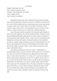 A position paper is a diplomatic statement of your country's position on the issues before your individual committee. Position Paper Of South Korea By Jimmy Zhang Issuu