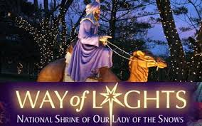 Our Lady Of The Snows Way Of Lights Holiday Lights Display Snow Images Holiday Lights