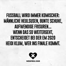 Reiseziele 2020 lustig auf reisen kannst du viel interessantes, beglückendes, herausforderndes, bereicherndes und ähnliches erleben. Fussball Wird Immer Komischer Mannliche Heulsusen Bunte Schuhe Aufwendige Frisuren Wenn Das So Weitergeht Entscheidet Bei Der Em 2020 Heidi Klum Wer Ins Fussball Spruche Lustig Fussball Spruche Komisch
