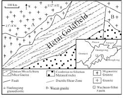Generalized geologic map of the Hetai goldfield | Download Scientific  Diagram