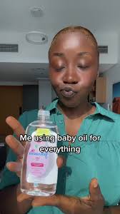 🧴yall ask for my skincare routine (no oneasked) but here you go 🧴  #johnsonbabyoil #johnsonbaby #skincare #z_zainab_j #fyp