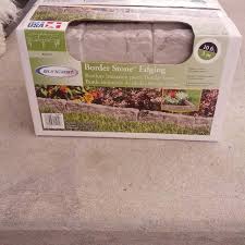 It is ideal for use between lawn and garden applications or for separating mulch from river stones or other garden media. Find More Border Stone Edging Brand New In Box From Costco For Sale At Up To 90 Off
