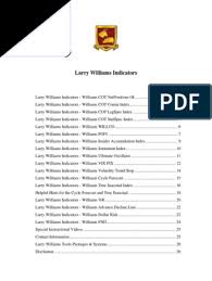 1 of 5 stars 2 of 5 stars 3 of 5 stars 4 of 5 stars 5 of 5 stars. Larry Williams Indicators Futures Contract Market Trend