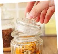 Amazon.com: HOLIDYOYO 650ml Transparent Glass Storage Jar ...