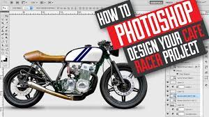 In This Video I Show You The Process On How To Design Build Your Own Cafe Racer Scrambler Or Brat Bike In Photosh Cafe Racer Brat Bike Cafe Racer Motorcycle