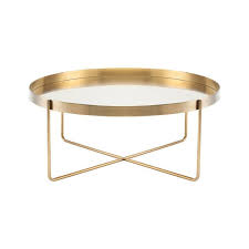 Old Bones Is Proud To Present The Gaultier Gold Small Coffee Table By Nuevo Living Features H Gold Coffee Table Round Metal Coffee Table Round Coffee Table