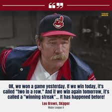 Lou Brown was the man. #MajorLeague