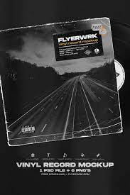 Vinyl Record Photoshop Mockup Great For Creating Album Covers And Other Forms Of Artistic Promoti Photoshop Poster Design Photoshop Poster Album Cover Design