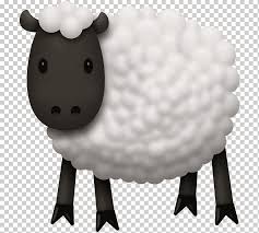 وجه خروف اسود كرتون