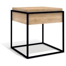 Universo Positivo Monolit Side Table Small Black Contemporary Side Tables Side Table Wood Black Side Table