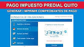Es verdad …no se puede consultar el valor a pagar del impuesto predial… ya lo he intentado muchas veces y no funciona. Pago Del Impuesto Predial En Quito Conozca Como Hacerlo Por Internet Youtube