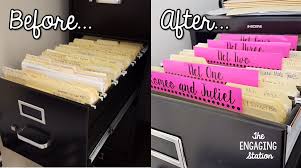 How to organize computer files: Filing Cabinet Organization The Engaging Station