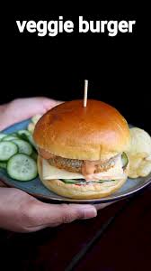 Veggie Burger Recipe Vegetarian Burger Veg Cheese Burger Video Recipe Video Vegetarian Burger Recipe Veggie Burger Recipe Vegetarian Breakfast Recipes Indian