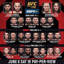 Ufc 248 main card and prelims. Ufc On Twitter Rt B C It S Fight Day Ufc238 Goes Down Tonight 10pmet 7pmpt Live On Ppv Exclusively On Espn Https T Co Ebumueca3z Https T Co Ainlobj1iq